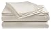 Full Size 400 Thread Count 100% Cotton Sateen Dobby Stripe Sheet Set -White primary