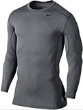 Nike 449788 Core Fitted LS Top 1.2 - Carbon Heather