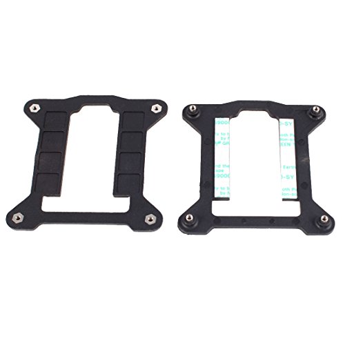 2 Pcs CPU Heatsink Fan Bracket Backplate for Socket 1155 Motherboard