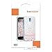 kwmobile Crystal Case Compatible with HTC Desire 526G - Hard Durable Transparent Protective Cover - Indian Sun Light Pink/White/Transparent