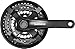 Shimano Tourney FC-TY501 Crankset - 175mm, 6/7/8-Speed, 42/34/24t, Riveted, Square Taper JIS Spindle Interface, Black
