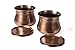 H Potter Succulent Planter Plant Pot with Tray Set of 2 Outdoor and Indoor Use Round Flower Herb Box for Home Patio Garden Deck Balcony Antique Copper Gar607a