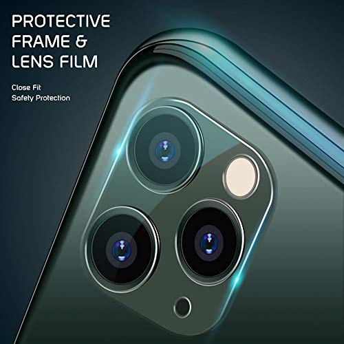[2 Pack] Camera Lens Protector for iPhone 11 Pro/iPhone 11 Pro Max Tempered Glass Easy Install 9H Hardness HD Clear Definition Scratch Resistant Anti-Fringerprint - Thumbnail 2