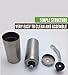 Manual Coffee Grinder,Ceramic Burr,Stainless Steel, Perfect for Camping, By KitchenV. Get Yours NOW!