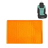 FH GROUP FH3011 Silicone Anti-slip Dash Mat Smartphone Iphone, Iphone Plus, Galaxy, Galaxy Note Coin Grip, Orange Color