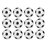 Sunfung Table Soccer Foosballs Replacement Balls Mini Black and White 36mm Official Foosball 12 Pack