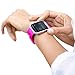 Fitbit Blaze Accessories Classic Band Large, UMTele Soft Silicone Replacement Sport Strap Band with Quick Release Pins for Fitbit Blaze Smart Fitness Watch Neon Pink, Frame Not Included (6.7