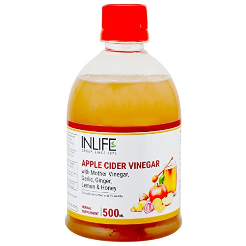 INLIFE Apple Cider Vinegar with Garlic Ginger Lemon Honey ...