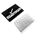 Readyman Lock Blocker Access Denial Card - Durable Stainless Steel - Fits in your wallet - Made in USA