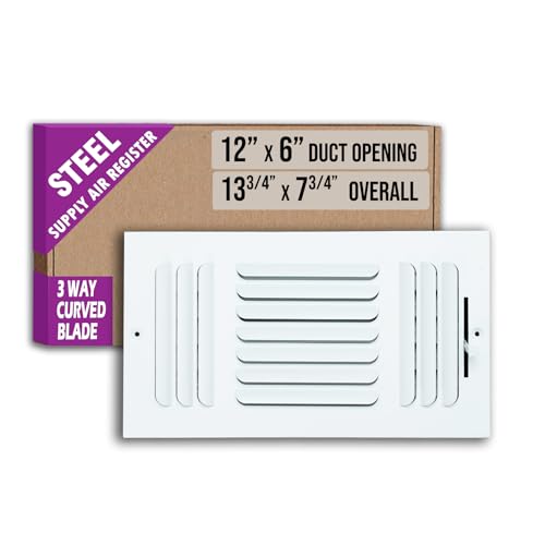 Handua 3 Way Curved Blade Air Supply Diffuser Grille