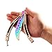 Jeslon Butterfly Training Knife, New CS GO Counter Strike claw Karambit Knife practice folding Knife dull blade no edge tool (Rainbow)