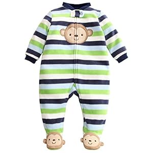 Baby Fleece Romper Cartoon Footies Jumpsuit Lente/Herfst/Winter Bodysuit Leuke Slaappak
