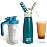 Nitro Cold Brew Maker, Nitro Diffuser Nozzle & Cold Brew Maker, 1-Pint/0.5L | Aluminum Nitro Cold Brew Coffee Maker for Homem