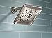 Delta Faucet 3-Spray H2Okinetic Shower Head, Stainless 52684-SS