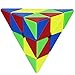 Dreampark Pyramid Speed Cube Triangle Stickerless Cube Puzzles for Kids