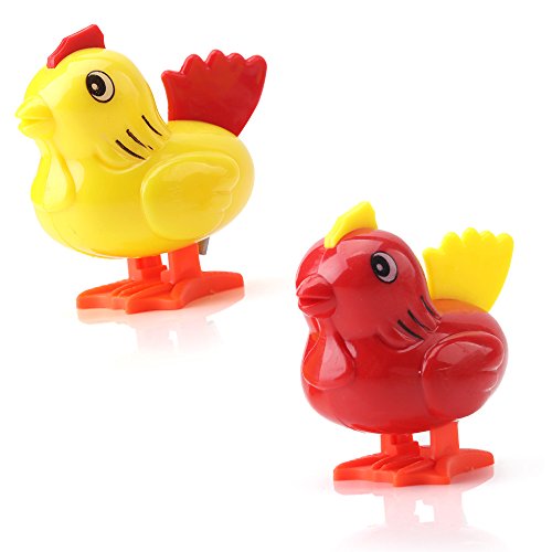 Amy&Benton Easter Wind up Toys for Kids 10PCS Assorted Chicks, Bunnies and Eggs