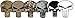 Nomad Typhon Flat Dark Earth Raid White Punisher Sticker Decal (Flat Dark Earth 1.5