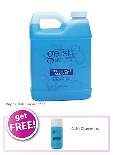 Harmony Gelish Nail Gel Surface Cleanse - 32 oz + 1 FREE Cleanser 4 oz Harmony Gelish Nail Gel Surface Cleanse - 32 oz + 1 FREE Cleanser 4 oz