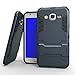 PASONOMI Galaxy J5 Case, [Heavy Duty] [Shock-Absorption] [Kickstand Feature] Hybrid Dual Layer Armor Defender Full Body Protective Case Cover for Samsung Galaxy J5 2015 (Dark Blue)