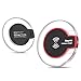 Raynic Orchid II Qi wireless charger for Samsung S6/S6 Edge, Note 5,Nexus 4/5/6/7, Nokia Lumia 920, LG All Qi-Enabled Devices Unique Silicone Painting Anti-slip Phone Charge Pad Output 1.5A (black)