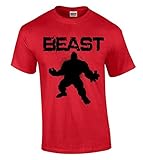 icustomworld Gym Beast Hulk T-shirt Workout Motivation Cool Shirts