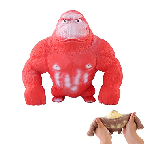 ZBLL Stretch Gorilla Figure Latex Monkey Gorilla Toys, Gorilla Stress