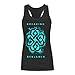 Luoshan Women's Breaking Benjamin Celtic Knot Graphic Tank Top