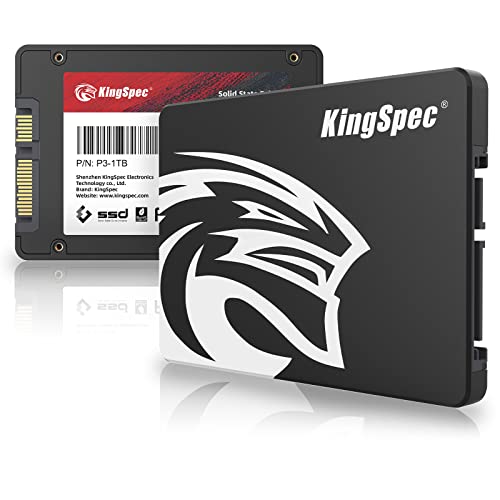 KingSpec 1TB 2.5" SATA SSD Festplatte Intern SATA 3 interne SSD 3D NAND Flash, kompatibel mit Desktop/Laptop thumbnail 1