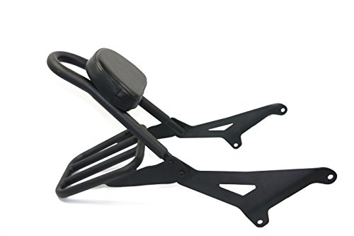 Black Detachable Backrest Sissy Bar with Luggage Rack For Yamaha XVS1300