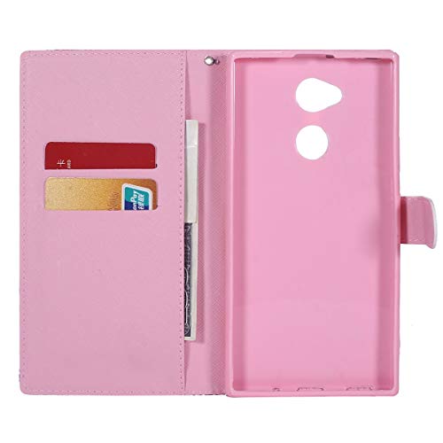 image for Herbests Compatible with Sony Xperia XA2 Ultra Wallet Case Cover Luxur