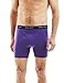 Bolter Men's Cotton Spandex All Day Boxer Briefs 5-Pack (Large, Brights)
