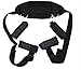 Acome Hand & Ankle Cuffs Strap Kits With Soft Pillow For Female Male and Couple Black