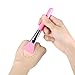 6pcs Silicone Makeup Brush Set Facial Mask Foundation Brushes Eyeshadow Eyebrow Brush Kit (Pink)