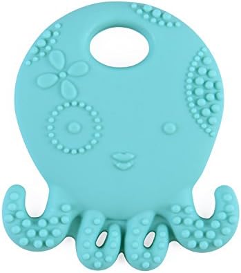 Lil' Teethers Baby Teething Toys. Bendable & Freezer friendly. Highly Recommended by Moms. 100% Silicone (similar to nipples & pacifiers), BPA & Phthalates Free, FDA Compliant. Octopus