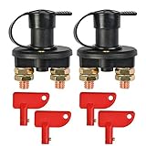 QLOUNI 2Pcs Battery Disconnect Switch with