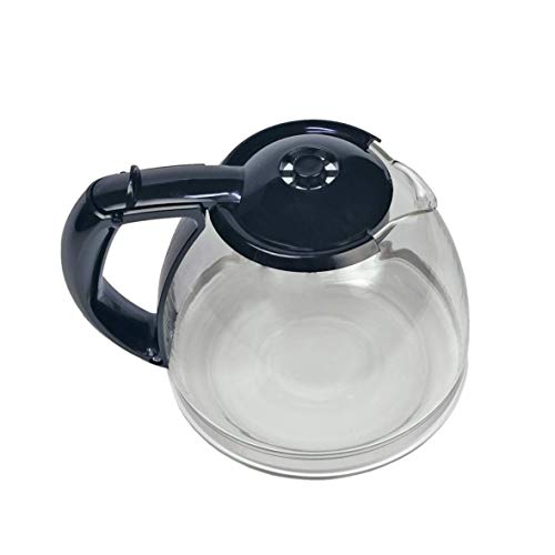 DL-pro Glaskanne Kaffeekanne mit Deckel für Bosch Siemens 00646860 646860 Kaffeemaschine Filterkaffeemaschine