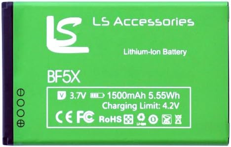 LS Accessories BF5X 1500 mAh Battery for Motorola Droid 3 (XT862), Defy (MB525), Bravo (MB520), and Photon 4G (MB855)