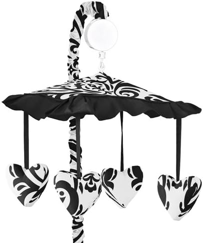 cot mobile black and white