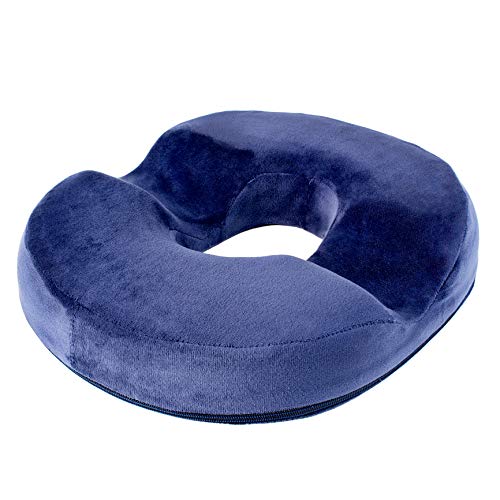 Donut Pillow for Tailbone Pain & Hemorrhoids Cushion for Comfort