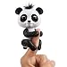 WowWee Fingerlings Glitter Panda -  Drew (White & Black) - Interactive Collectible Baby Pet primary