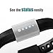 [5-Pack] TUSITA Fitbit Flex 2 Fastener Ring, Replacement Silicone Secure Clasps Accessories for Fitbit Flex 2 Wristband Loop Keeper(Fix The Tracker Fall Off Problem)
