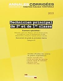 Technicien territorial principal de 2e et de 1re classe 2015.