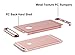 RORSOU iPhone 6s Plus Case, iPhone 6 Plus Case, 3 in 1 Ultra Thin and Slim Hard Case Coated Non Slip Matte Surface with Electroplate Frame for Apple iPhone 6/6s Plus(5.5') - Rose Gold
