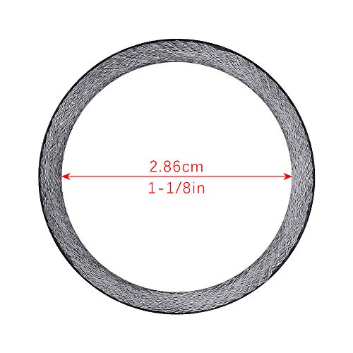 Dreamtop 15 Pcs Bike Carbon Fiber Headset Spacer Bicycle Stem Spacer Kit 1-1/8" for Mountain Bike Road Bikes,1/2/3/5/10/15/20mm, 7 Sizes
