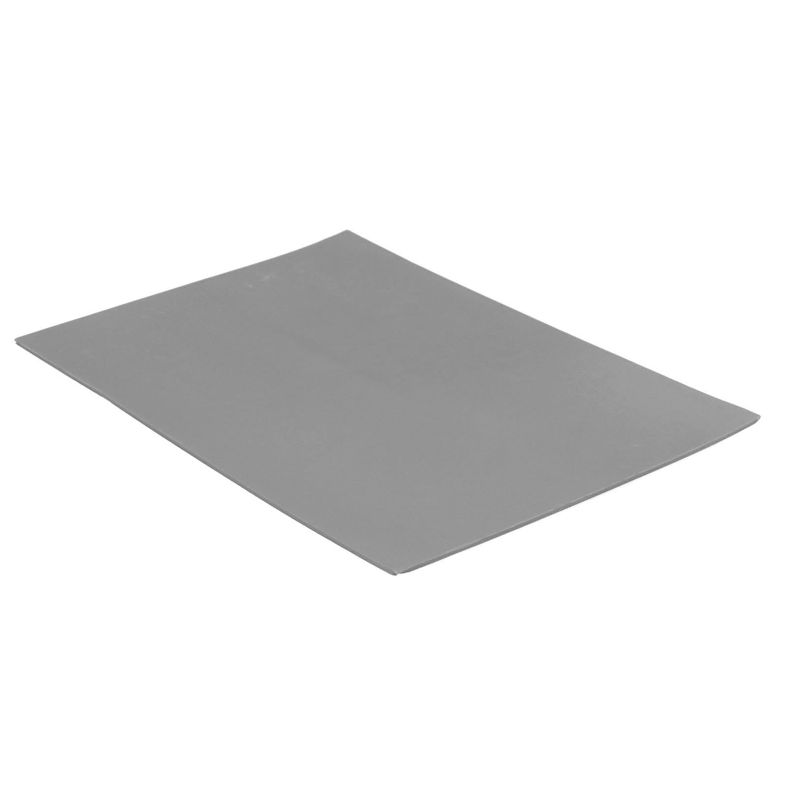 Luqeeg Rubber Stamp Sheet, Soft Flexible DIY Rubber Carving Block, A4 Size, Light Gray