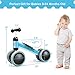 Baby Joy Baby Balance Bikes, Baby Bicycle, Children Walker Toddler Baby Ride Toys for 9-24 Months, Ride-on Toys Gifts Indoor Outdoor for 1 Year Old, No Pedal Infant 4 Wheels Bike (Blue)