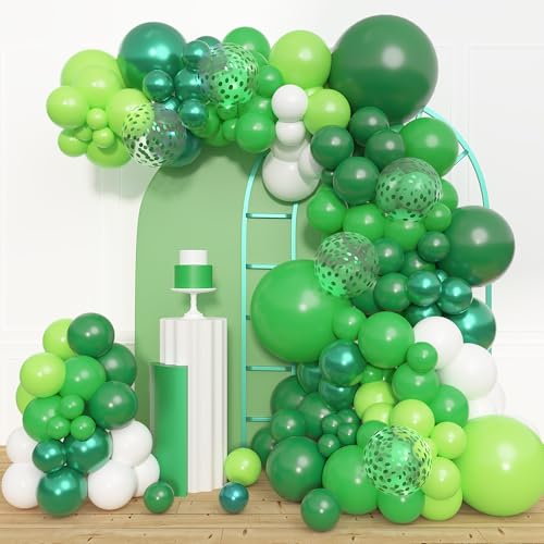 Amandir 153pcs Green Balloon Garland Arch Kit