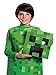 Creeper Prestige Minecraft Costume, Green, Large (10-12)