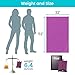 Bodi Towel Quick-Dry Lightweight Super-Absorbent Large Microfiber Towel, Purple, 130cm x 80cm