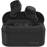 Nokia Power Earbuds | True Wireless with Charging Case | Up to 150 Hours of Play | Waterproof | Universal Bluetooth 5.0 Compatibility with Built-in Mic | Crystal-Clear Sound with Enhanced Bass,Gray